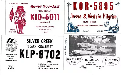 Vintage Lot Of 100 QSL SQL Cards Postcards Ham Tube Radio Mixed 1960'S GOOD - VG • $30