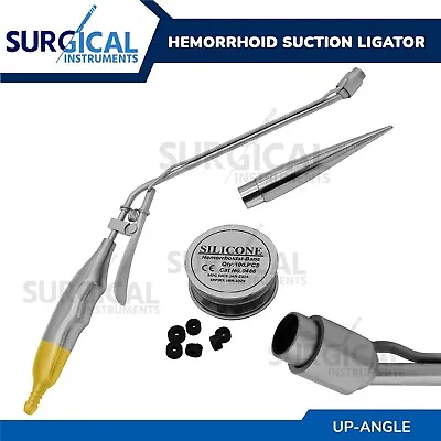 Hemorrhoid Suction Ligator Up Angle With 100 Latex Bands Surgical Instruments • $39.99
