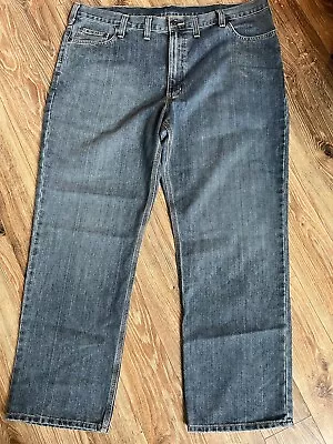 Carhartt Men’s Relaxed Fit Blue Jeans Medium Wash Size 44x32 • $26.95