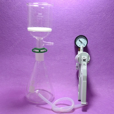 $48.40 • Buy 500ML Filtration Set[500ML Erlenmeyer Flask+250ML Filter Funnel(3#)+Vacuum Pump]