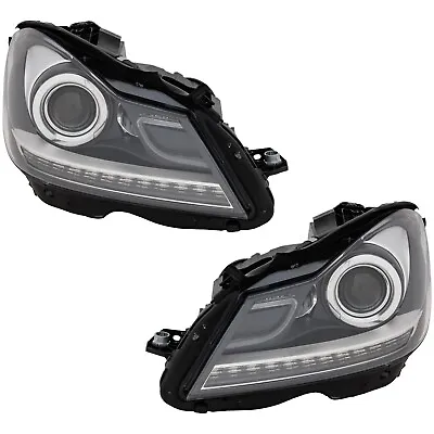 Headlight For 2012-2014 Mercedes Benz C250 C350 Left Right Assembly Halogen • $438.88