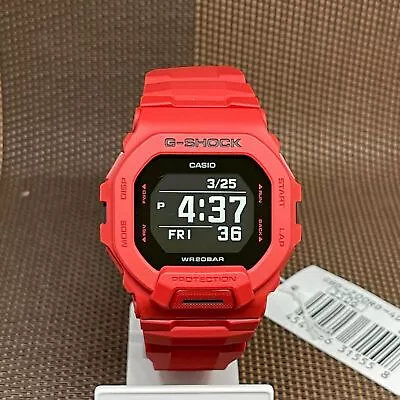 Casio G-Shock GBD-200RD-4D G-SQUAD Sporty Vibrant Red Mobile Link Training Watch • £145.28