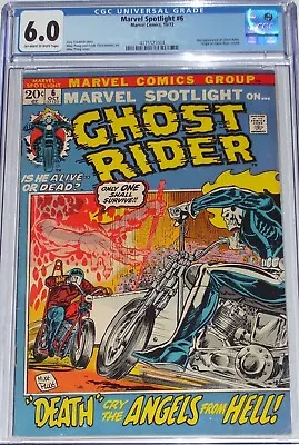 Marvel Spotlight #6 CGC 6.0 Oct 1972 2nd Appearance Ghost Rider & Origin Retold. • $123.99