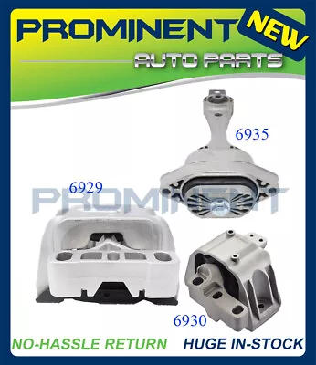 3PC Motor Mounts Set For 1998-2006 Volkswagen Beetle Golf Jetta 1.8L 2.0L L4 • $57.95