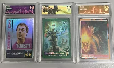 Mortal Kombat Quan Chi/toasty Holographic Novelty Card Graded 9.5 Slab Central • $22