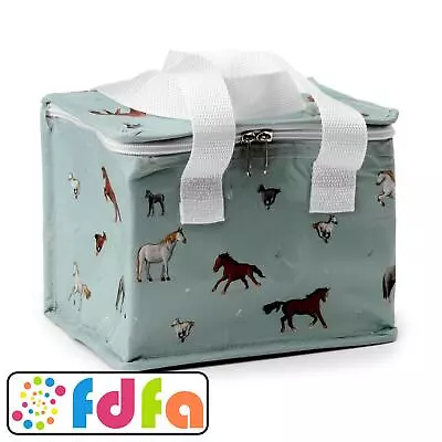 Puckator Recycled Plastic Bottle RPET Cool Bag Lunch Bag - Willow Farm Horses • £7.79