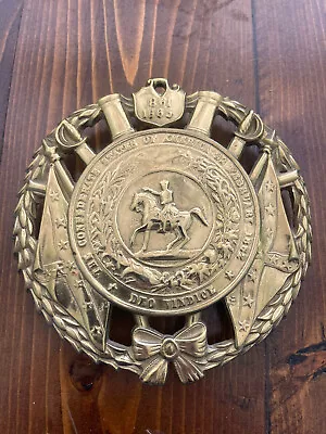 Virginia Metalcrafters Confederate States Of America Brass Trivet 10-18 1952 • $44.99