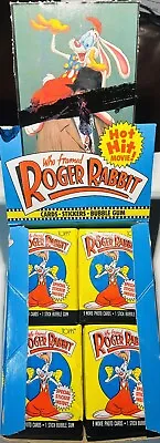 Vintage Sealed Wax Pack 1987 TOPPS Who Framed Roger Rabbit Trading Cards 1 Pack • $5.25