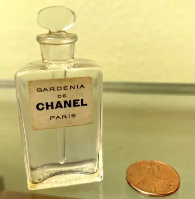 RARE VTG Chanel Gardena De Chanel 1/4 Oz Perfume Bottle W/ Glass Dauber❤️ • $45