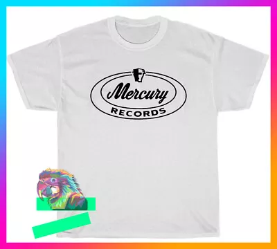 New Item Mercury Records Logo Men's Heavy Cotton T Shirt Size S-5XL • $23.87