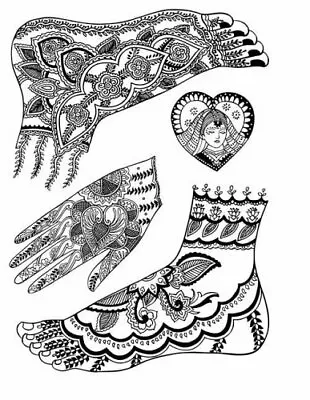 Mehndi Designs: Traditional Henna Body Art (Dover Pictorial Archive) By Noble M • £8.44