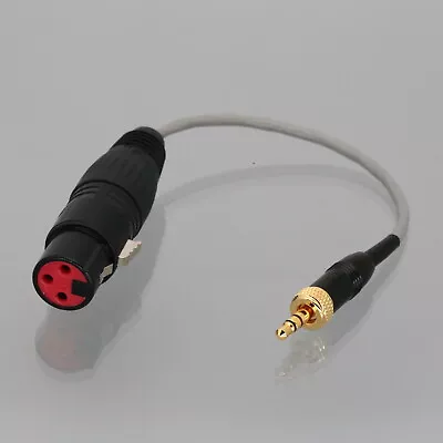 XLR 3Pin Female To 3.5mm Stereo Locking Male Cable Microphone Wireless System • $9.50