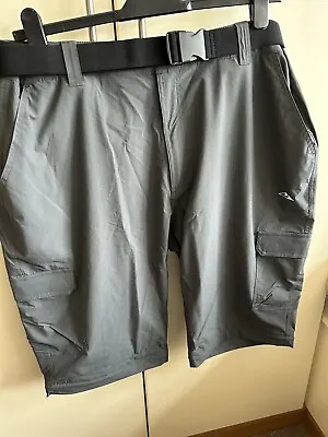 Snowdonia Mens Grey Walking Shorts With Cargo Pockets Size 42r • £12.99