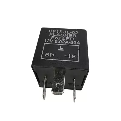 3-Pin Car Flasher Relay Fix Light LED Lamp Turn Signal Hyper Flash CF13 JL-02 US • $5.69