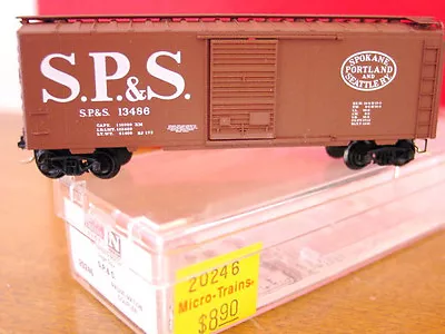 MTL 20246-1 SPOKANE PORTLAND & SEATTLE 40' Box Car 'BOLD' #13486 'NEW' N-SCALE • $39.95