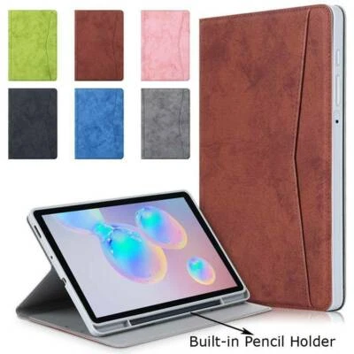 $11.19 • Buy Smart Leather Case Cover Pen Holder Fr Samsung Galaxy Tab S6 Lite 10.4 P610 2020