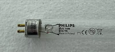 Philips 16W 16 Watt 12  GERMICIDAL UVC POND FILTER BULB LIGHT LAMP  G16T5 • £14.40