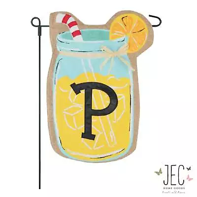 Mason Jar Monogram Burlap 2-Sided Garden Flag 12.5x18  • $16.99