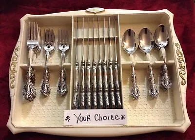 ONEIDA - MICHELANGELO - Heirloom CUBE Stainless Flatware * CHOICE OF PIECES * • $8