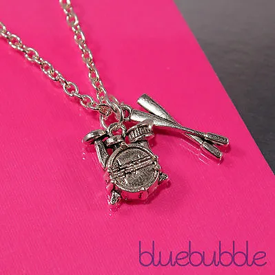 Funky Silver Music Charm Necklace Cute Kitsch Retro Rock Pop Style Emo Pendant • £7