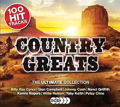 Various Artists - Ultimate Country Greats - Various Artists CD 6KVG The Cheap • £3.49