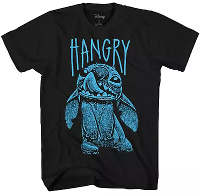 Disney Stitch Hangry Men's Black T-Shirt New • $15.99