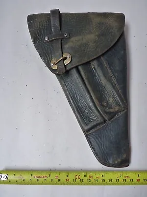 £22 • Buy Original WW2 Swedish M40 Husqvarna Lahti Pistol Holster Brown Leather -P08 Luger