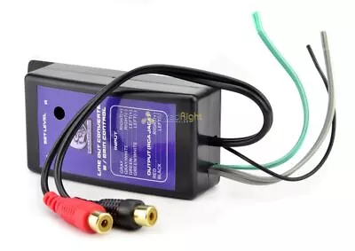 Line Output Converter Hi Low Speaker To 2 RCA In Out High Low Adaptor Adjustable • $9.95