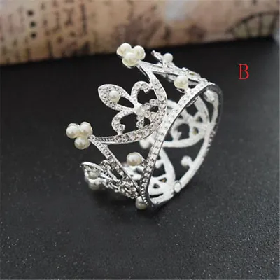 £2.18 • Buy Bridal Princess Rhinestone Pearl Crystal Hair Tiara Wedding Crowns  .RZ