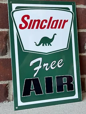 12” Sinclair Free Air Gasoline Oil  Heavy Metal Vintage Style Steel Sign • $49.99