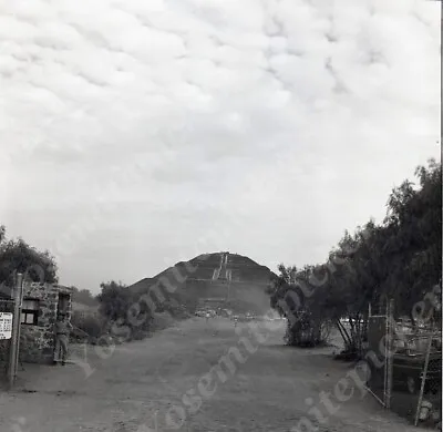 A18 Original Negative 1974 Mexico  Teotihuacan Pyramid 967a • $9.25