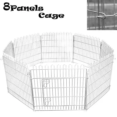 £130.98 • Buy Playpen Dog Rabbit Puppy Play Pen Cage Folding Run Crate Guinea 61CM 8 Panels.