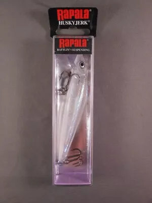 Rapala Husky Jerk Suspending Jerkbait HJ-10 GLASS MINNOW Shad 3/8oz 8' Deep • $9.45