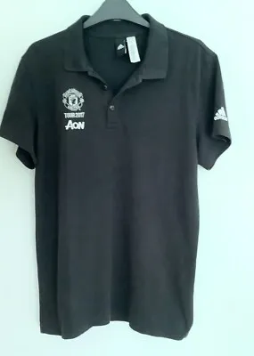 Manchester United Official  Polo Shirt  By Adidas Tour 2017 Size M • £15