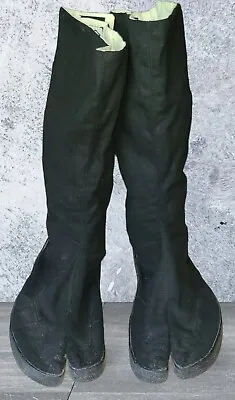 Wacoku Ninja Tabi Martial Arts Shoes Black Split Toe Boots Sz 44 US 10 • $29.99
