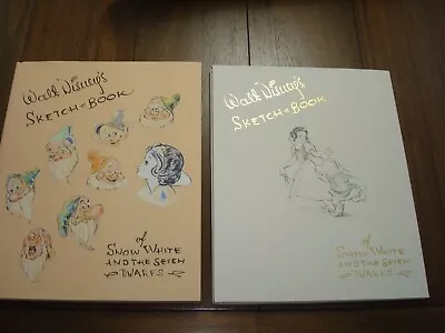 Walt Dsney Sketch Book Snow White And The Seven Dwarfs Autographed • $64.95