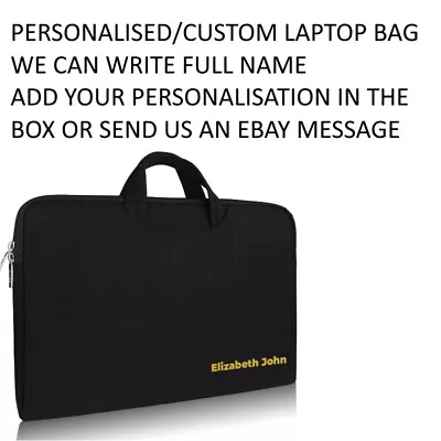 PERSONALISED Case Bag Microsoft Surface 3/4/6/7 PRO Tablet Laptops • £9.36