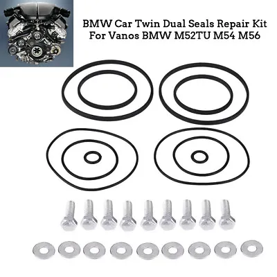 $19.94 • Buy For BMW Twin Double Seals Repair/Upgrade Kit For Auto Vanos M52TU M54 M56 US