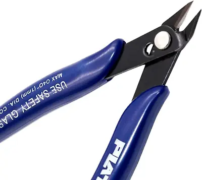 Blue Flush Cutter Mini Diagonal Cutting Pliers Side Cutter Nippers Wire Cutter • $12.49