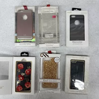 IPhone 6 Plus/6s Plus- Clear & Aluminum Case’s- Bundle Pack Of 6 • $24.99