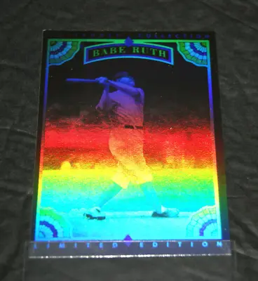 Babe Ruth Hologram 1992 Whitehall Collection Limited Ed Baseball Card RARE Great • $1.99