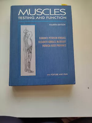 Muscles Testind And Function 4th Edition With Posture And Pain • $28