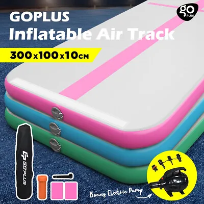 $199.95 • Buy 3M Air Track Inflatable Gymnastics Tumbling Mat Yoga Mat Floor W/Electric Pump