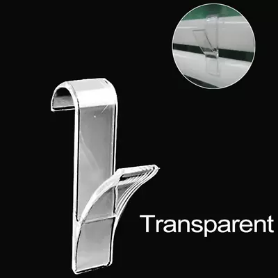 1/2/4/6Pcs White Heating Hooksheated Towel Radiator Hooks Bathroom Transparent H • £15.41