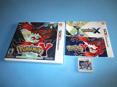 $34.95 • Buy Pokemon Y Nintendo 3DS XL 2DS Game W/Case & Manual