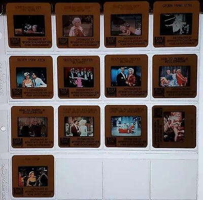 Marilyn Monroe Press Kit Slide Transparencies (13) - Various Films • $65.98