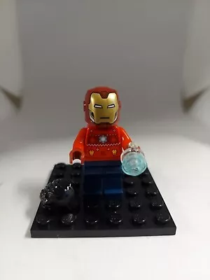 LEGO Super Heroes Avengers Tony Stark Christmas Sweater Minifigure Sh760 • $14.99