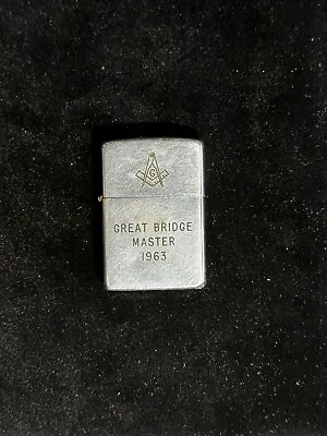 Mason’s Great Bridge Master 1963 Zippo • $60