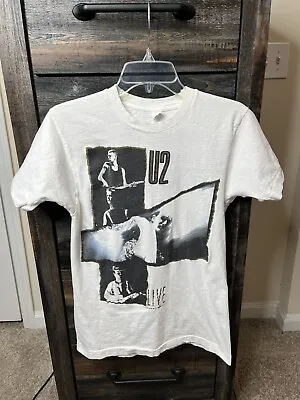 Vintage U2 Band Fall 1987 Joshua Tree Live Tour Shirt • $25