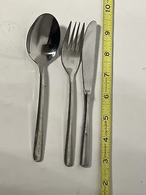 Martinair Holland Airline Silverware Flatware 3 Piece Set • $14.99